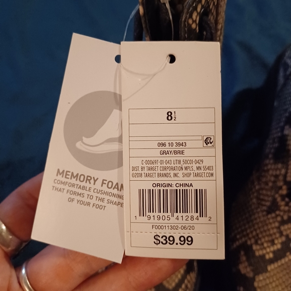 Faux Snake Brie Combat Boots • Size 8.5 • Universal Thread • NWT - Picture 11 of 12